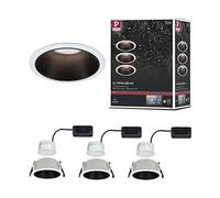 Paulmann Cole Coin lámpara empotrada 3x6.5 W blanco-negro 93402
