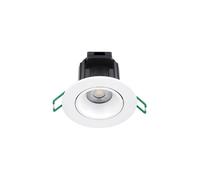 Lámpara empotrable LED Start de Sylvania, blanca, IP44, CCT, atenuable