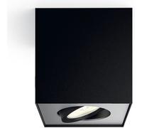 Philips myLiving Foco 5049130P0 - Punto de luz con 1 bombilla LED, 4.5 W, 500 lm, color negro