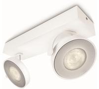 Lámpara empotrada/de pared LED WarmGlow de Philips, modelo Clockwork, 2 unidades. Focos, bombillas no reemplazables, 2 bombillas, LED, 9 W, 2700 K