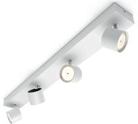 Lámpara empotrada/de pared LED WarmGlow de Philips, modelo Star, 4 unidades. Focos, bombillas no reemplazables, 4 bombillas, LED, 18 W, 2700 K