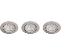 Lámpara empotrada Sparkle de Philips, foco empotrable, bombillas no reemplazables, LED, 2700 K, 350 lm, níquel