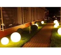 Lámpara esférica LED, modelo BOBBY, diámetro 50 cm, casquillo E27, color blanco, apta para uso en exteriores e interiores
