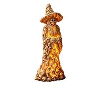 Lámpara Esqueleto LED A Pilas Decoración De Escritorio De Terror | Lámpara de Mesa Halloween con Decoración Para Hogar Dormitorio Cocina Comedor Mesita De Exterior