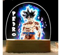 Lampara Infantil Personalizada para niños - Adolescentes - Lamparas de mesita de noche - Regalos personalizada decoracion habitacion bebe luz quitamiedos niño originales (G0KU)