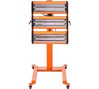 Lámpara infrarroja de alta potencia (3300W) para secado y calentamiento de pintura, ideal para automóviles. Venta por paquete