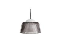 HAY Lámpara colgante Brim Bottle Ø24.5 cm Grey glass