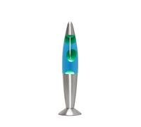 Lámpara Lava Magma Azul Verde 36 Cm Con Bombilla Retro Lámpara De Mesa Timmy