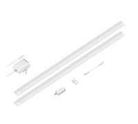 Lámpara LED bajo armario SIRIS blanco mate con regulador táctil plano 90cm c/u