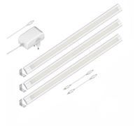 Lámpara LED bajo armario SIRIS blanco mate montaje en esquina plano 50cm c/u