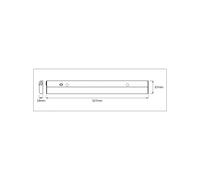 Lámpara LED bajo mueble con sensor OSRAM LINEAR FLAT, 3000 K plateada