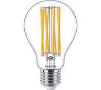 Lámpara LED Classic E27 de Philips, 150 W, en forma de lágrima, transparente, blanco neutro