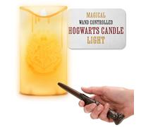 Paladone Lámpara Vela Hogwarts PP9563HP – Control remoto en forma de varita – Dorado, Niños