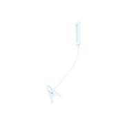 Lámpara LED de 6W con pinza en elegante blanco. Ideal para espacios pequeños, ofrece luz brillante y ajustable para trabajar o leer con comodidad. ¡Perfecta para cualquier escritorio!