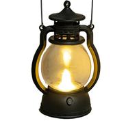 Lámpara LED de coerosina, efecto llama, farolillo LED vintage, linternas eléctricas para interiores, decoración de aceite, sin llama, camping, decoración de noche, para mesita de noche, escritorio,