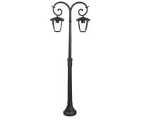V-TAC lámpara de pie para exteriores 2x60 W negro 7061