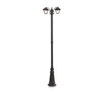 Lámpara LED De Jardín 2xE27 V-TAC VT-847 Exterior Negro