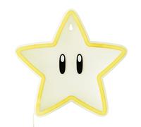 Paladone Lámpara LED de pared Super Star (Super Mario) oficial con cable regalo para jugadores