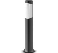 Lámpara LED de pie, lámpara de camino, lámpara exterior, lámpara de pie, lámpara de jardín, 7W, IP54, para caminos, patios y jardines; tipo: Tarus, luz cálida; altura: 50 cm, color: antracita