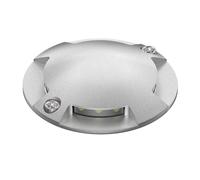 Lámpara LED de suelo BUNDA para exteriores IP67 4 luces redondas de aluminio