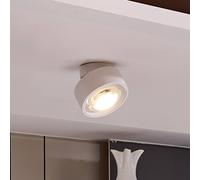 Lámpara LED de techo Arcchio Rotari, blanca, 12 cm, orientable
