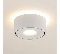 Lámpara LED de techo Arcchio Rotari, blanca, con luz hacia arriba y hacia