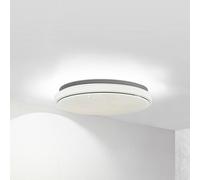 Lámpara LED de techo Glamo de Lindby, Ø 39 cm, cromo, blanco, IP44
