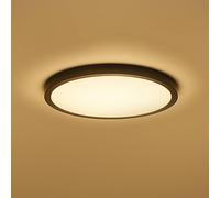 lámpara LED de techo inteligente Calex HALO Ø 30 cm negro IP54 RGB CCT EC:EPREL:2380309