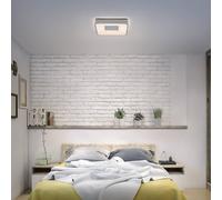 Lámpara LED de techo ORBIS PIANA de OSRAM, color plata, 49 x 49 cm, ClickDim