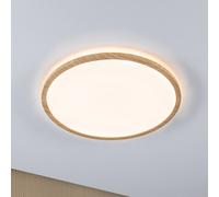lámpara LED de techo Paulmann Atria Shine Ø42 cm roble IP44 3000 K