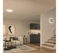 lámpara LED de techo Paulmann Atria Shine, blanca, Ø 29 cm, 3000 K