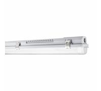 LEDVANCE Lámpara LED para ambientes húmedos, resistente a la humedad, carcasa de rendimiento, adecuada para tubo LED de 1 x 120 cm, color gris