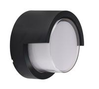 Lámpara LED Fijación a la Pared 12W Forma Rotonda Color Negro V-TAC VT-827-RD