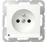 Lámpara LED Gira Steckd. para empotrar en el suelo + sistema SP 55, color blanco puro, modelo 448927