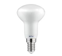Lámpara LED GTV reflector E14 3000K blanco cálido - sin parpadeo, duradera - para iluminación interior en oficina y cocina