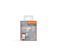 LEDVANCE Lámpara reflectora LED inteligente con tecnología WiFi, base GU10, blanco cálido (2700 K), regulable, reemplaza las lámparas reflectoras con 40W, SMART+ WiFi SPOT GU10 regulable, paquete de 1