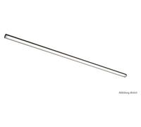 Lungo LED Negro Mate, Luminaria Lineal, L 450 MM, 6,2 W, 4000K Blanco Neutro