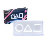 Paladone Lámpara LED Neón El Juego del Calamar 30 cm Luz decorativa pared/sobremesa Oficial Netflix