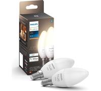 Lámpara LED Philips Hue, casquillo E14, set de 2 unidades, 5,5W, 470 lúmenes, luz blanca