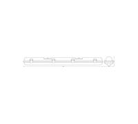 Lámpara LED resistente a la humedad SUBMARINE de OSRAM, 126 cm, 15 W, gris, IP65