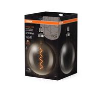 OSRAM Lámpara LED Vintage 1906 G200 E27 4,8 W 360 lm Globo 200 mm Ahumada Regulable