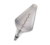 Osram Lámpara LED Vintage 1906 – ahumada 4W 140 lm E27, luz blanca cálida regulable 15.000 h