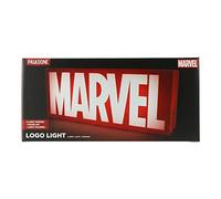 Lámpara Logo Marvel - Lámpara Oficial Disney, Modos de Luz, Decoración para Fans de Superhéroes