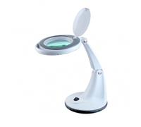 Lámpara Lupa LED de sobremesa Scale de cinco aumentos y con cabezal giratorio