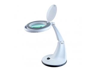 Lámpara Lupa LED de sobremesa Scale de cinco aumentos y con cabezal giratorio