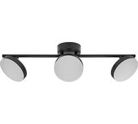 Lámpara OSRAM Decor Spot Moon negra, 3 cabezales ajustables, 16 W, 840 lm, 3000 K, carcasa metálica, diseño funcional y minimalista, fácil montaje, LED no sustituible.