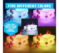 Lámpara Paladone Minecraft Axolotl