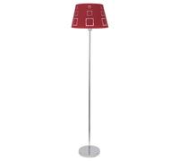 Lampara pie de salon celaya 1xe27 rojo de fabrilamp.