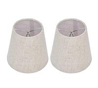Lampara Pinza, Juego de 2 Pantallas Lamparas, Pantalla Clip,Pantallas para Lámparas Moderna pantallas de tela para lámparas,Lámpara de Araña de Cristal,Paralume Lámpara de Pared
