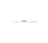Lampara plafon metal color blanco serie jorja 80cm